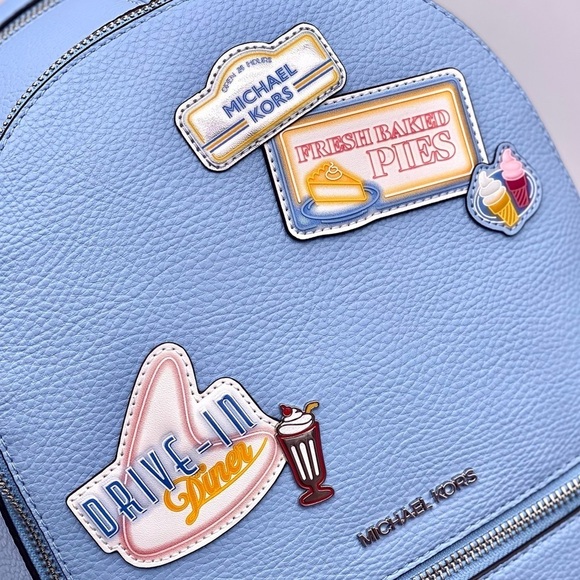 Michael Kors Medium Embellished Backpack Light Sky main image 11